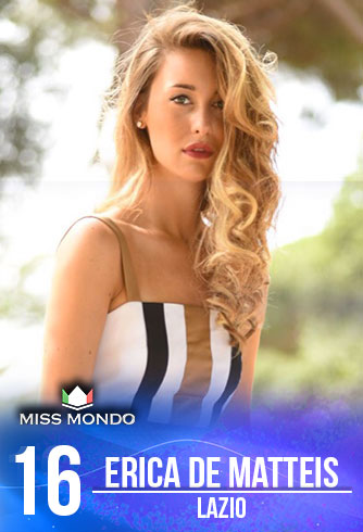 candidatas a miss italia mundo 2018. final: 10 june. (50 candidatas as usual). - Página 2 16-ERIKA-DE-MATTEIS-LAZIO