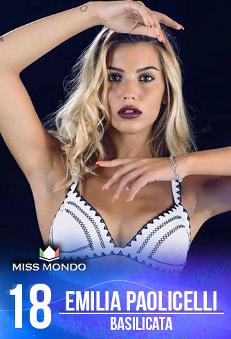candidatas a miss italia mundo 2018. final: 10 june. (50 candidatas as usual). - Página 2 18-EMILIA-PAOLICELLI-BASILICATA